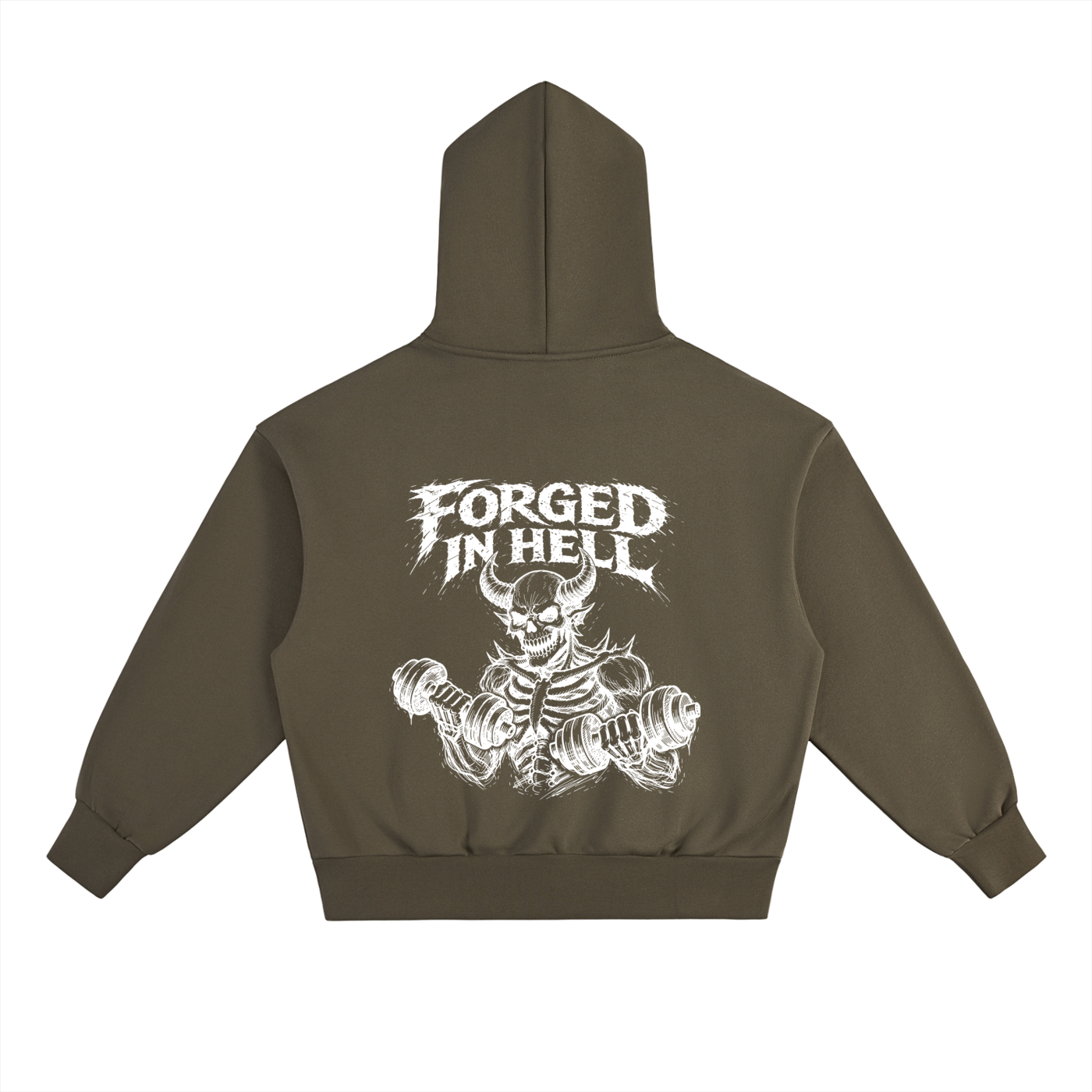 Essential Heavyweight Fleece Hoodie | Forged In Hell