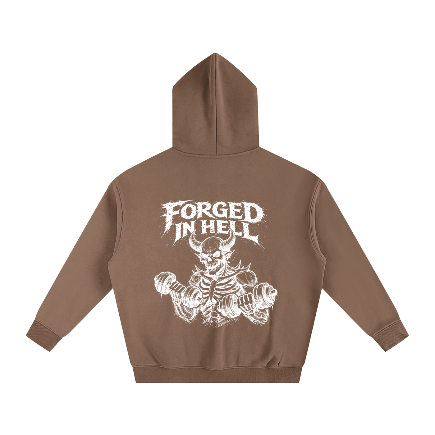 Oversize Fleeced Hoodie | Forged In Hell
