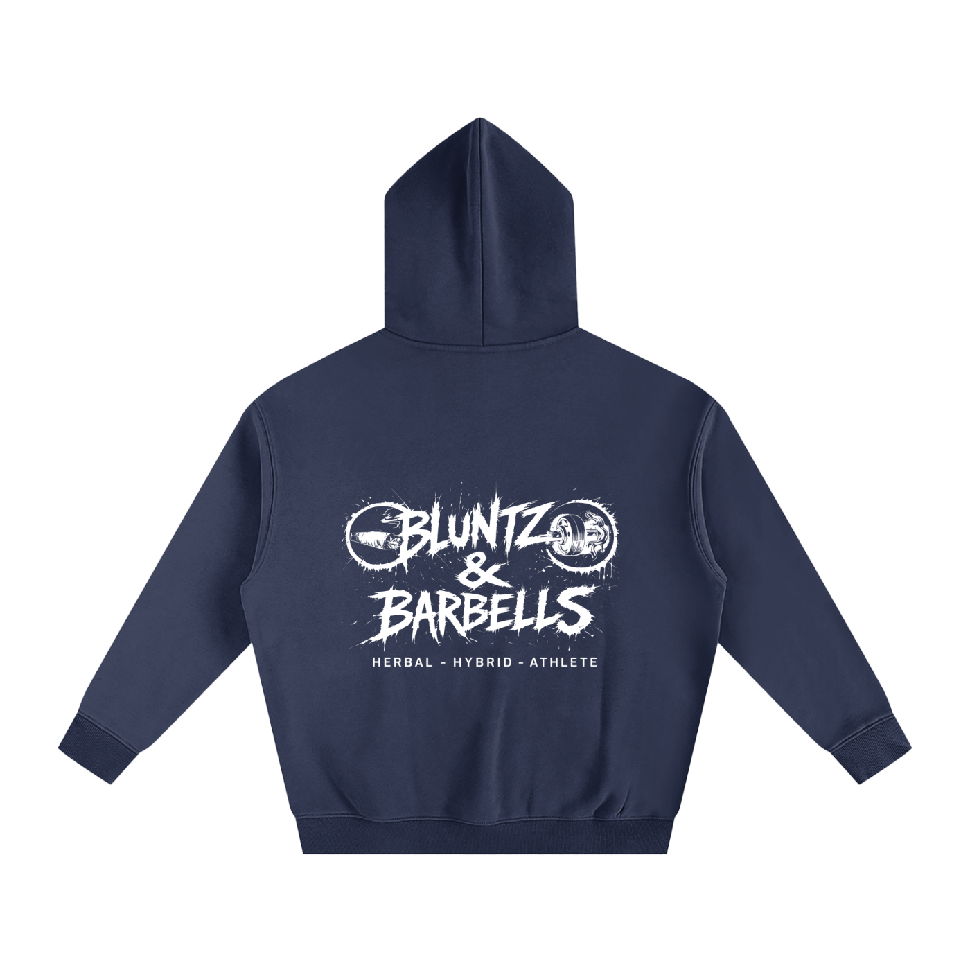 Oversize Fleeced Hoodie | Bluntz & Barbells