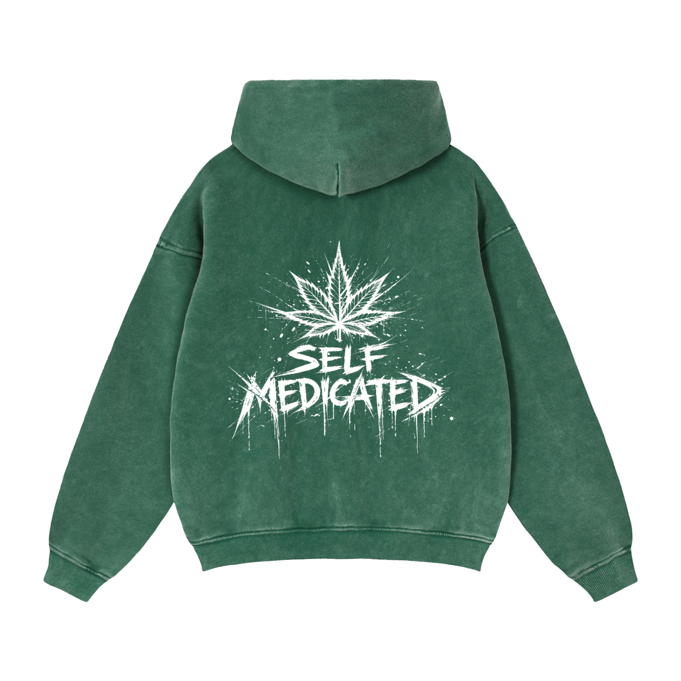 Zip-Through Boxy Fleece Hoodie | Self Medicated