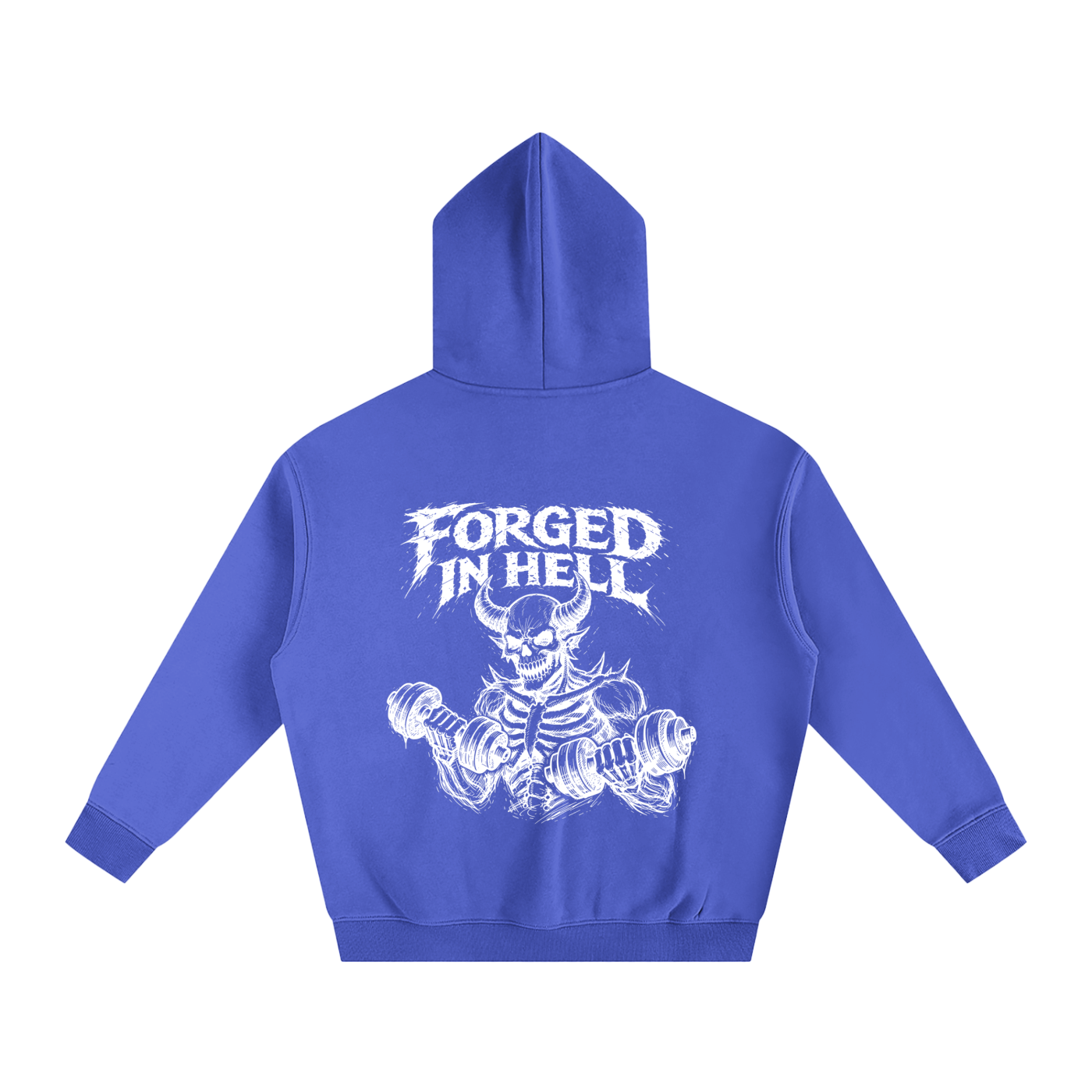 Oversize Fleeced Hoodie | Forged In Hell