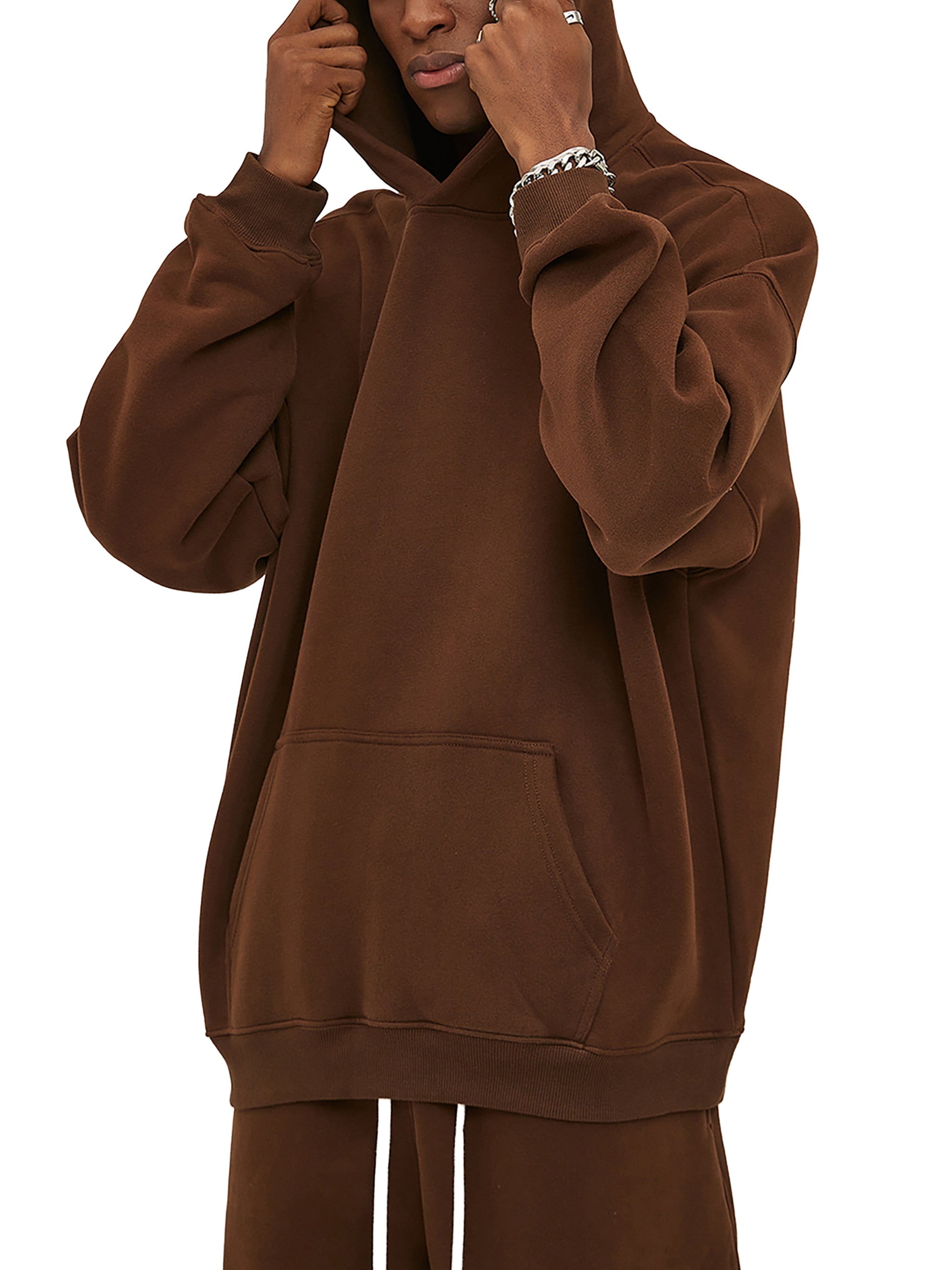 Oversize Fleeced Hoodie | Bluntz & Barbells